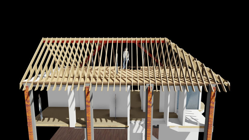 Roof and loft extension
